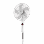 Stojanový ventilátor Teesa s diaľkovým ovládaním (biely) – Obrázok 2