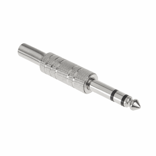 Jack 6.3 stereo zástrčka s kovovým rytím