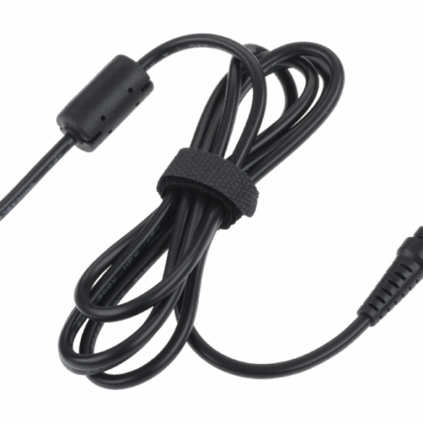 5,5/2,5 (18,5V/3,8A) uhlová sieťová zástrčka s montážnym káblom Rebel