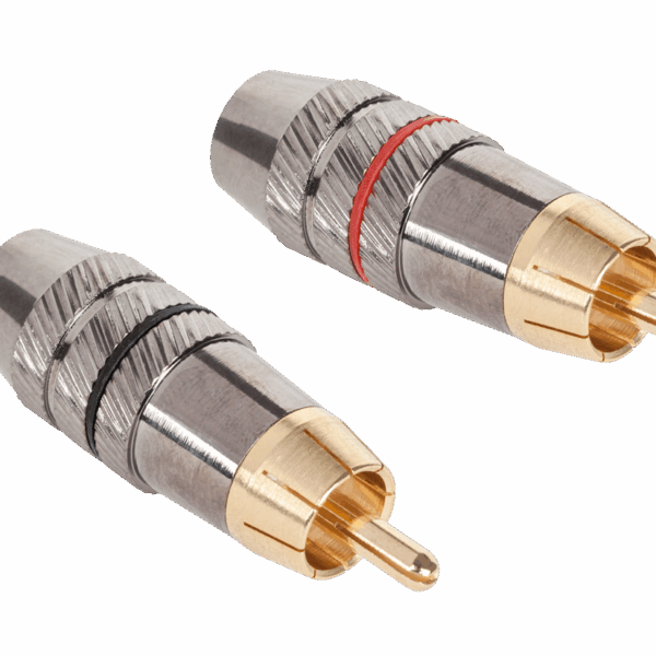 RCA kovová zástrčka HD-291
