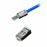 Telefónna zástrčka.  RJ45 8P 8C (drôt) cez CAT.5E tienený – Obrázok 3