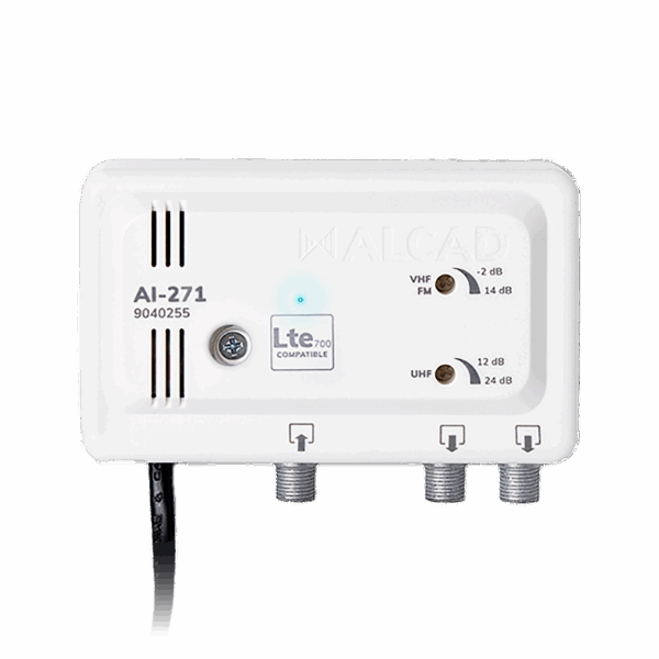 Interný anténny zosilňovač 2 výstupy LTE700 AI-271 ALCAD