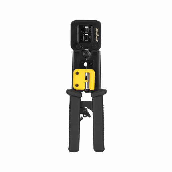 Krimpovací nástroj pre priechodné zástrčky RJ45, RJ12, RJ11