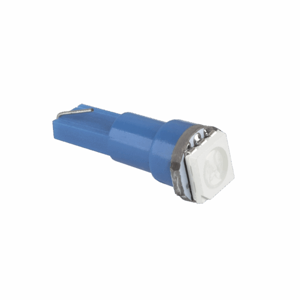 Autožiarovka 12V T5-WG 1SMD 5050 3čipy modrá