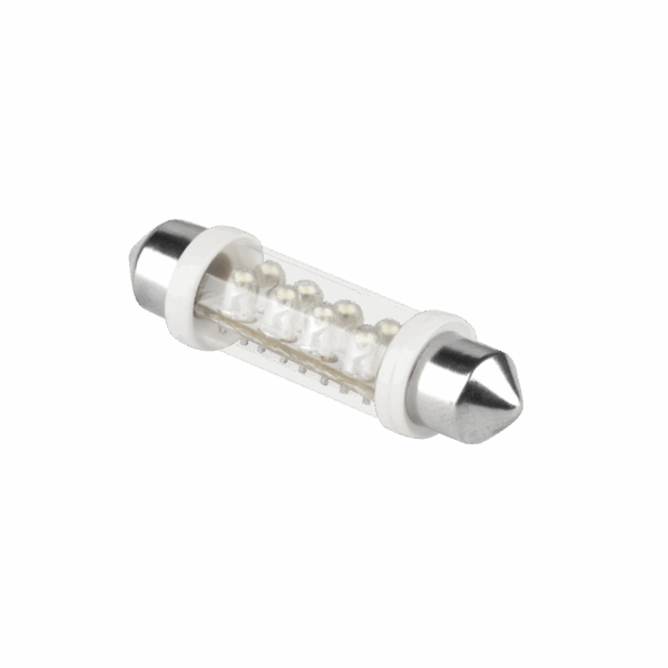 LED autožiarovka 12V 10*42-8LED Sv8,5 biela