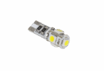 LED T10 autožiarovka (Canbus) - 5x SMD5050, biela