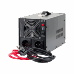 Núdzový zdroj KEMOT PROsinus-1500/24 prevodník s čistou sínusoidou a funkciou nabíjania 24V 230V 1500VA/1050W - čierny – Obrázok 2