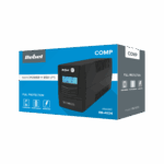 UPS počítačový núdzový zdroj REBEL model Nanopower Plus 850 (offline, 850VA / 480W, 230 V, 50Hz, LCD, USB, RJ45) – Obrázok 6