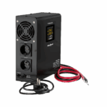 Rebel POWER-500 Nástenný núdzový zdroj - čistý sínusový menič s funkciou nabíjania 12V 230V 500VA/300W – Obrázok 2