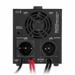 Núdzový zdroj Rebel POWER-1000-LFP4 - čistý sínusový menič s funkciou nabíjania 12V 230V 1000VA/700W – Obrázok 3