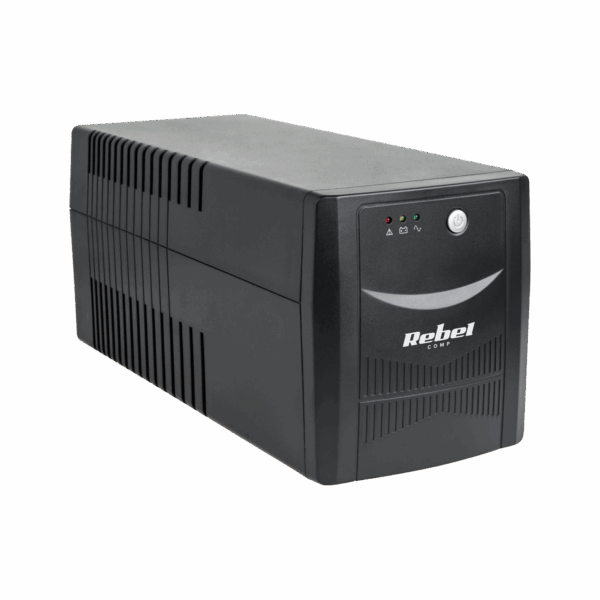 UPS núdzový zdroj REBEL model Micropower 1000 (offline, 1000VA / 600W, 230 V, 50Hz)
