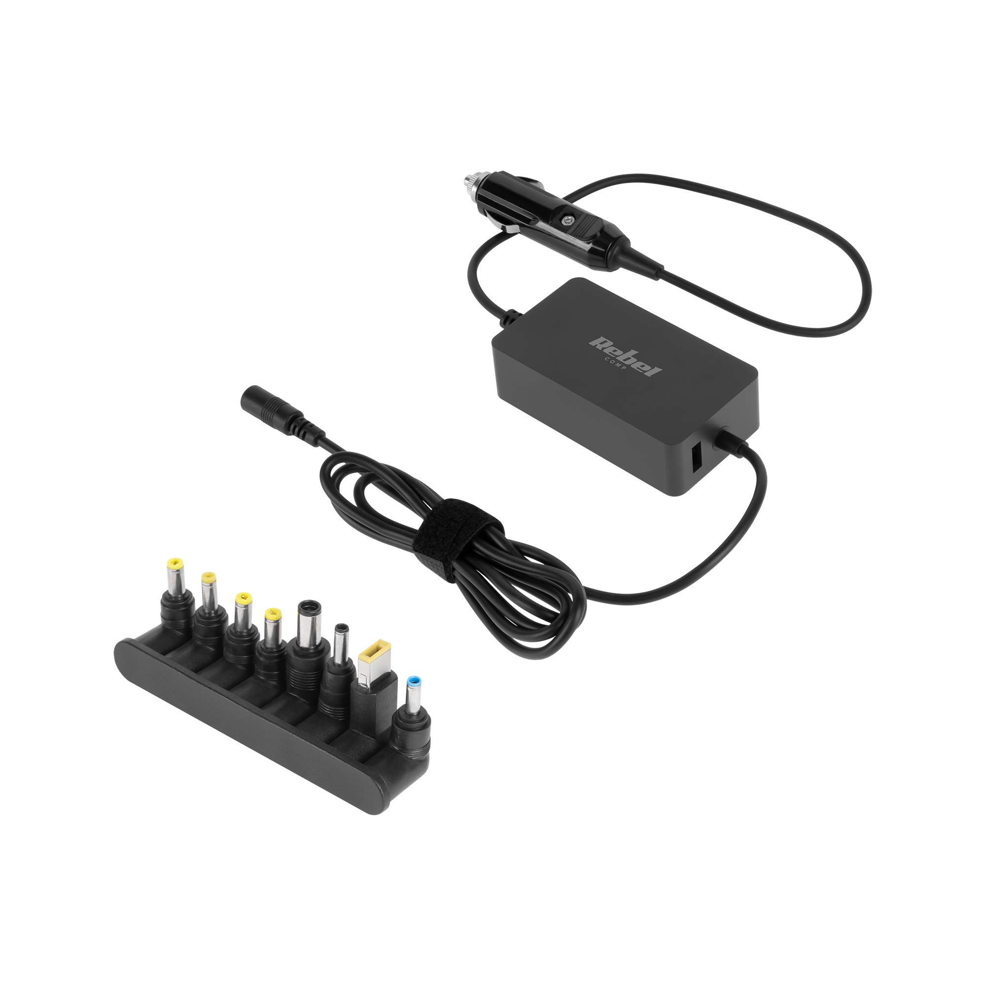 zasilacz-uniwersalny-rebel-8-koncowek-usb-65-w-15-24-v-a591db867c7c4f6aa060c8baa040aec8-f424cf1e Univerzálny napájací zdroj Rebel s 8 hrotmi, USB 65W / 15-24V – Obrázok 1