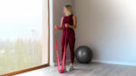 Set latexových cvičebných pásov 2m - Flat Band LTs-1, 2,5-20 kg, 5 pásov, REBEL ACTIVE – Obrázok 8