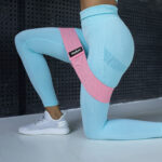 Set posilňovacích pásov - Mini Band M, 27-55 kg, 3 materiálové pásy, REBEL ACTIVE – Obrázok 7