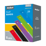 Sada cvičebných pásov TPE 2m - Flat Band Ls-1, 1,5-11,5 kg, 5 pásov, REBEL ACTIVE – Obrázok 6
