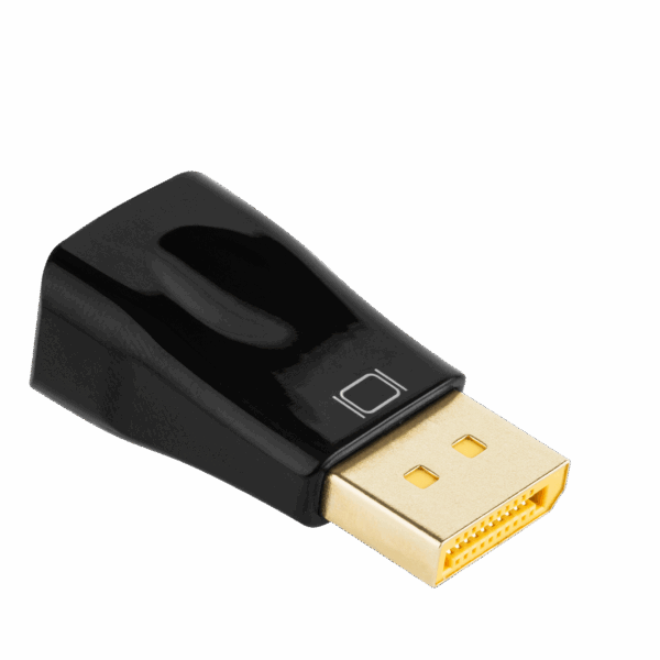 Konektor adaptéra Zástrčka DISPLAYPORT - Zásuvka VGA 15 pin