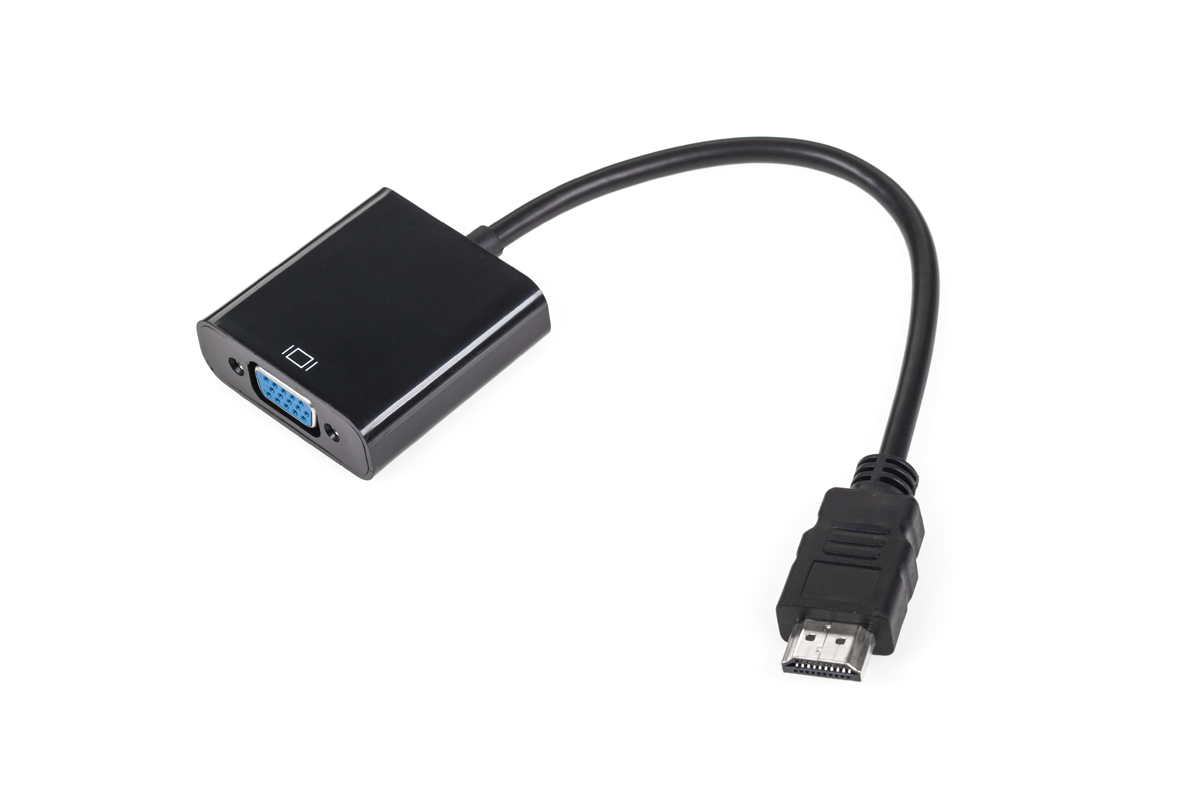 zlacze-adapter-wtyk-hdmi-gniazdo-vga-audio-d05e834360d84bcb9cb879977fdfb62b-db1a1bad Konektor adaptéra Zástrčka HDMI - zásuvka VGA + AUDIO – Obrázok 1