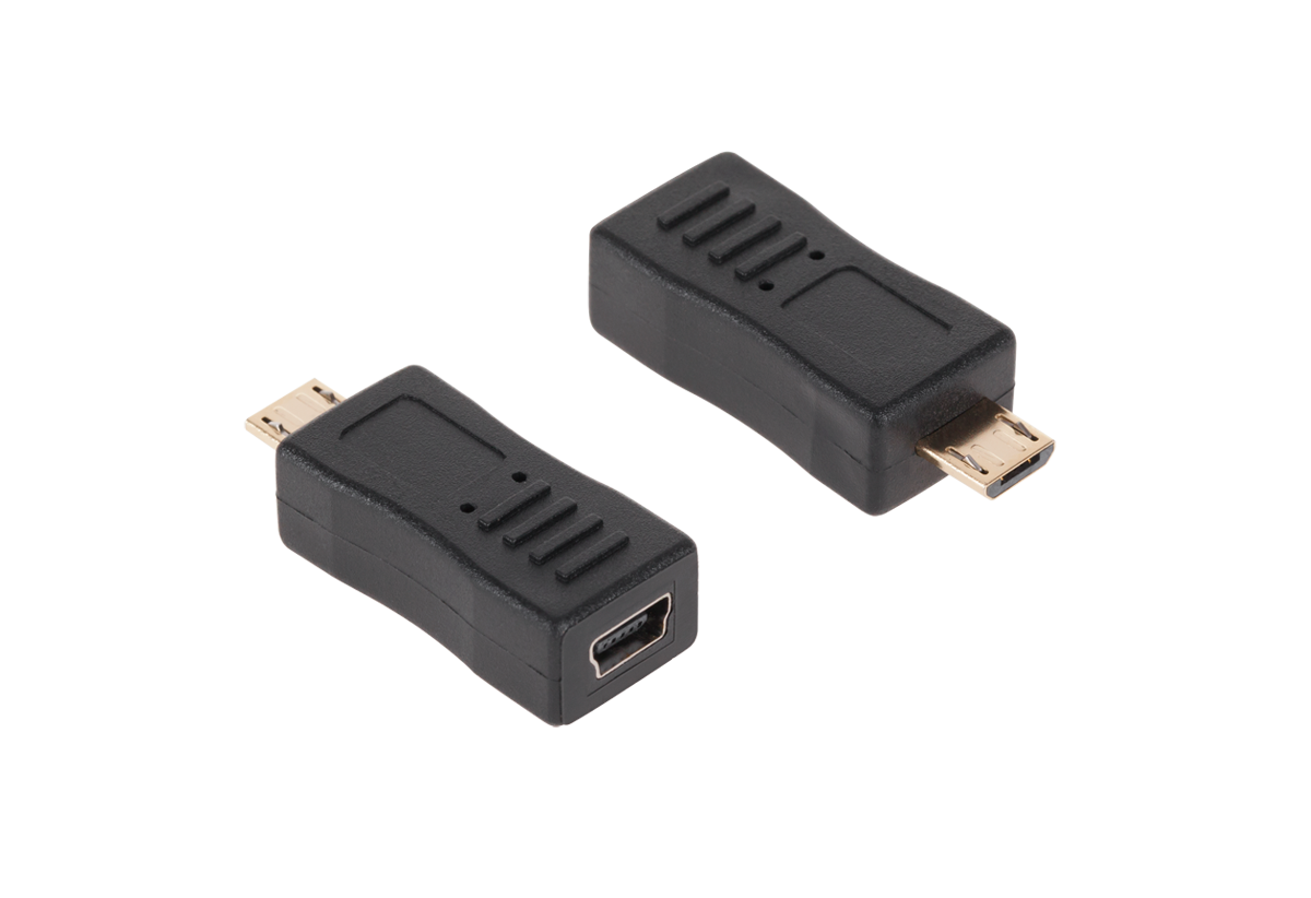 zlacze-adaptor-gniazdo-usb-mini-wtyk-usb-micro-e8d680789cdb41539252ecd65c936c7d-1707fac7 Konektor adaptéra USB mini zásuvka - USB mikro zástrčka – Obrázok 1