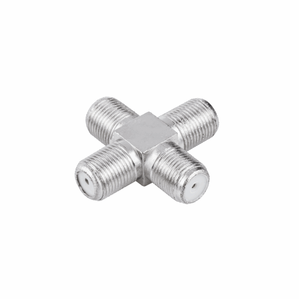 Quad konektor "F" 4GN kov