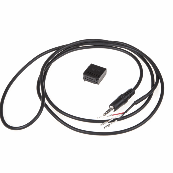 Konektor rádia AUX mini zásuvka ISO II uvoľnená čierna zásuvka Jack 3,5 mm stereo Ford 552084A