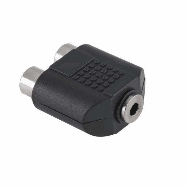 Konektor GN.JACK 3,5-2xGN.RCA