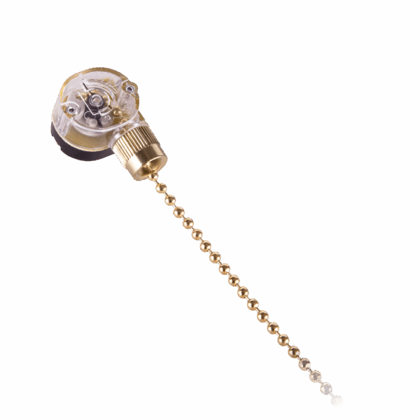 Konektor reťazového spínača 3A zlatý