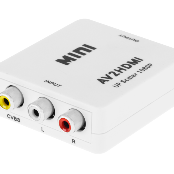 Konvertor signálu AV zásuvka - CHINCH CVBS + AUDIO - zásuvka HDMI