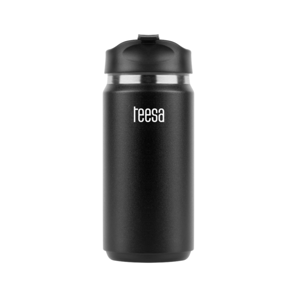 Termohrnček TEESA 350ml čierny