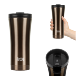 Termohrnček TEESA 500ml tmavohnedý – Obrázok 4