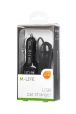 Nabíjačka do auta M-Life pre Apple iPhone, iPad + USB 2100 mA – Obrázok 2