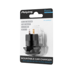 USB+USB autonabíjačka typu C s rýchlym nabíjaním, dodávkou energie a meračom napätia 63W – Obrázok 3