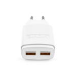 Duálna USB nástenná nabíjačka + kábel Type-C 2400 mA – Obrázok 2