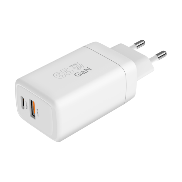 Kruger&Matz 65W GaN nástenná nabíjačka s funkciou Power Delivery a Quick Charge