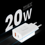Kruger&Matz GaN duálna nástenná nabíjačka USB s funkciou Power Delivery a Quick Charge – Obrázok 8