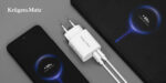 Kruger&Matz GaN duálna nástenná nabíjačka USB s funkciou Power Delivery a Quick Charge – Obrázok 7