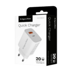 Kruger&Matz GaN duálna nástenná nabíjačka USB s funkciou Power Delivery a Quick Charge – Obrázok 6