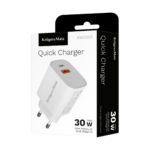 Kruger&Matz GaN duálna nástenná nabíjačka USB s funkciou Power Delivery a Quick Charge – Obrázok 6