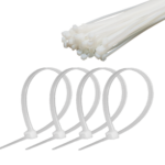 Sťahovací páska 4,8 mm/30 cm biela Cabletech 50 ks. – Obrázok 2