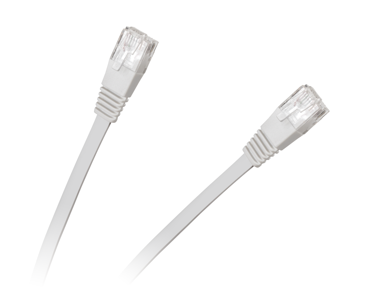 patchcord-plaski-utp-8c-wtyk-wtyk-5-0m-cca-bialy-cat-6e-208daaec6a984297807a0fc86463d812-7b4ac8b5 Patchcord plochý UTP 8c zástrčka-zástrčka 5,0m CCA biela kat.6e – Obrázok 1