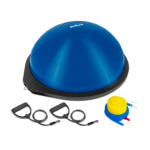 Polobalančná lopta, balančný trenažér 46cm + pumpa, REBEL ACTIVE – Obrázok 3