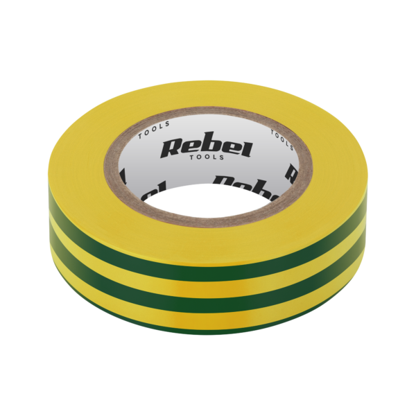 REBEL lepiaca izolačná páska (0,13 mm x 19 mm x 20 yd) žltozelená