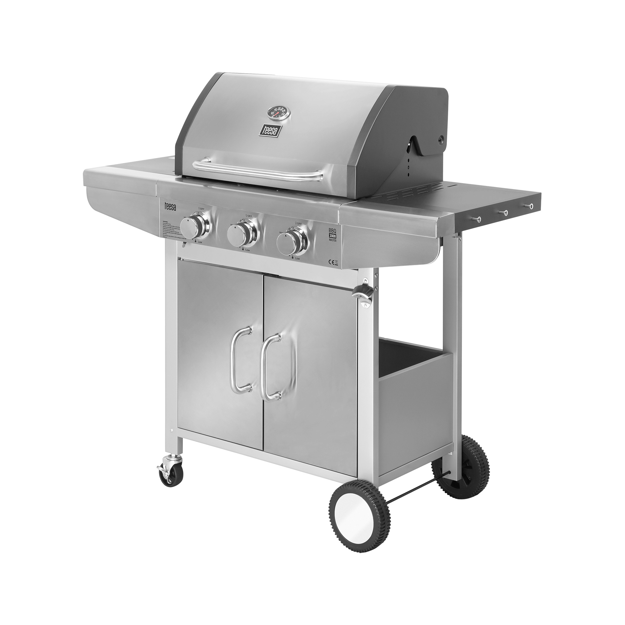 teesa-bbq-3000-master-grill-gazowy-3-palniki-52907140e3aa4aa897956b0d9a955426-352303f5 Plynový gril Teesa BBQ 3000 Master – 3 horáky – Obrázok 1